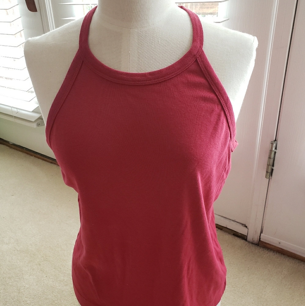 Fushia/Cherry Red Brooks Brothers Tank